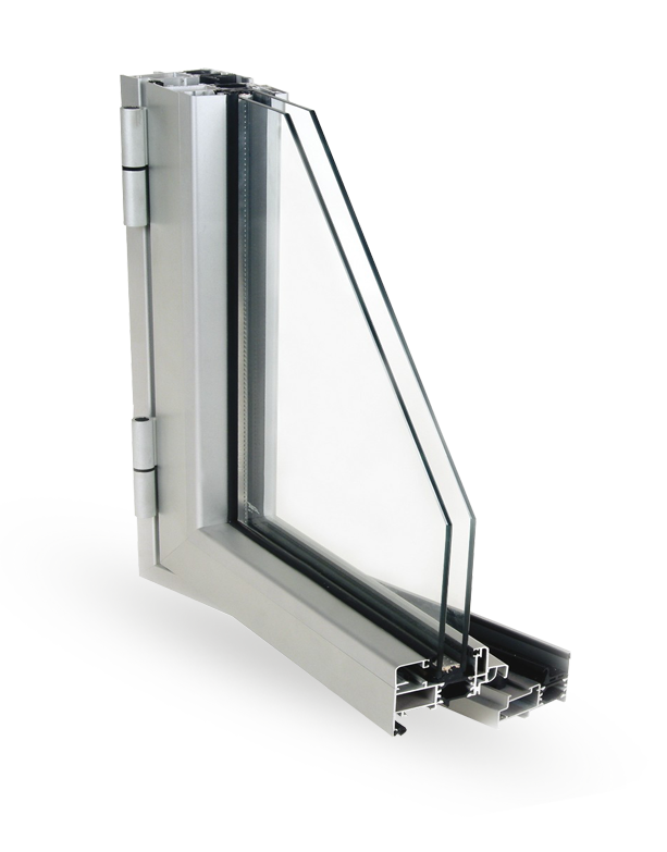 Sección ventana practicable serie 60 thermic